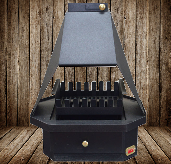 600 Freestand Double Sided Fireplace